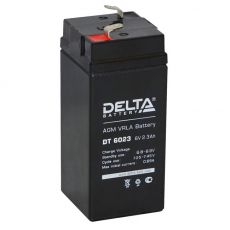 Аккумулятор для ИБП Delta Battery DT 6023 2,3А/ч-6V- EN1 зажим (FASTON) универсальная 44x47x107