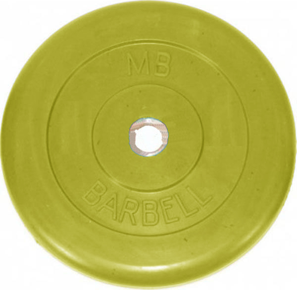 Блин MB Barbell d31 мм 15kg Yellow