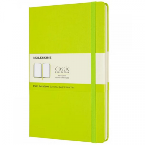 Блокнот Moleskine CLASSIC QP062C2 Large 240 л без разлиновки твердая обложка QP062C2 лайм