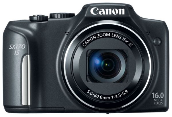 Фотоаппарат Canon PowerShot SX170 IS черный