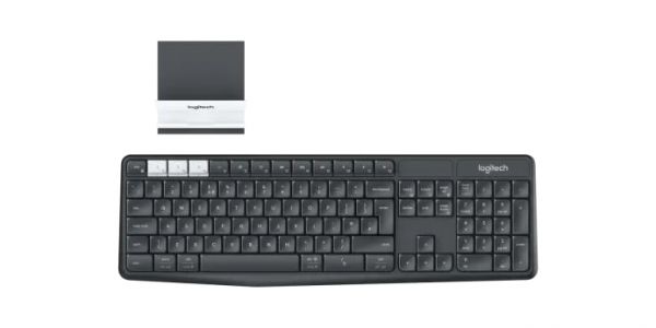 Клавиатура беспроводная Logitech K375S темно-серый