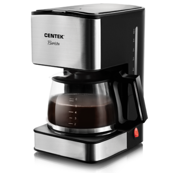 Кофеварка Centek CT-1144 серебристый