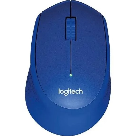 Мышь Logitech M330 оптическая, беспроводная, USB, синий [910-004925]