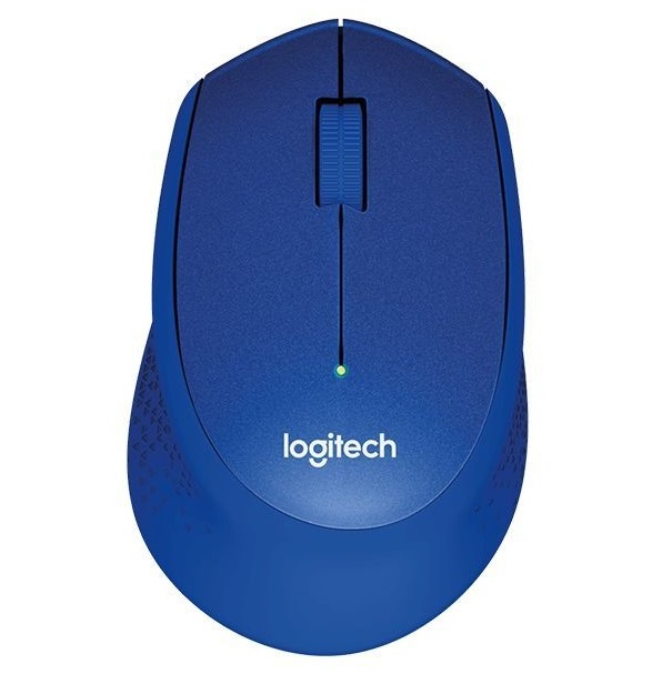 Мышь Logitech M330 Silent Plus синий беспроводной синий