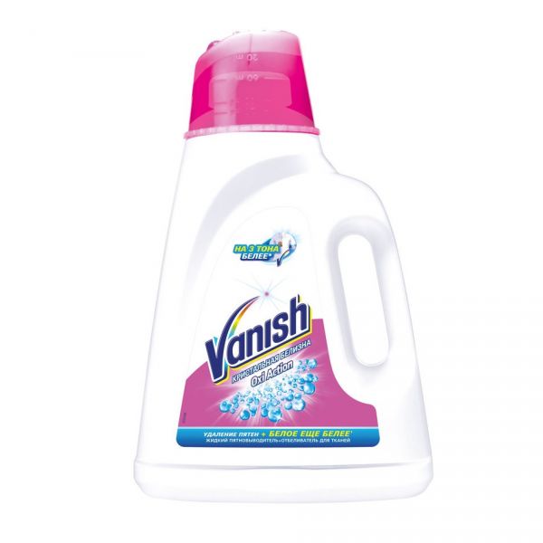 Пятновыводитель Vanish Oxi Action для белого белья, 2 л , бутылка