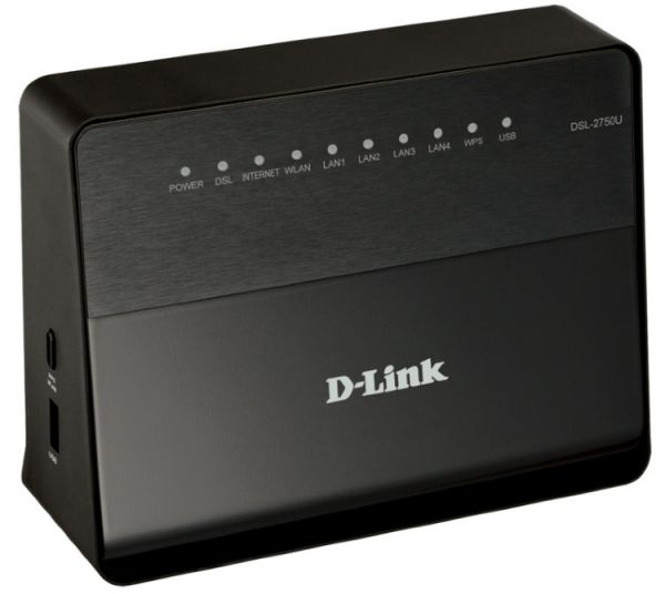 Wi-Fi роутер D-link DSL-2650U 802.11b/g 150Mbps